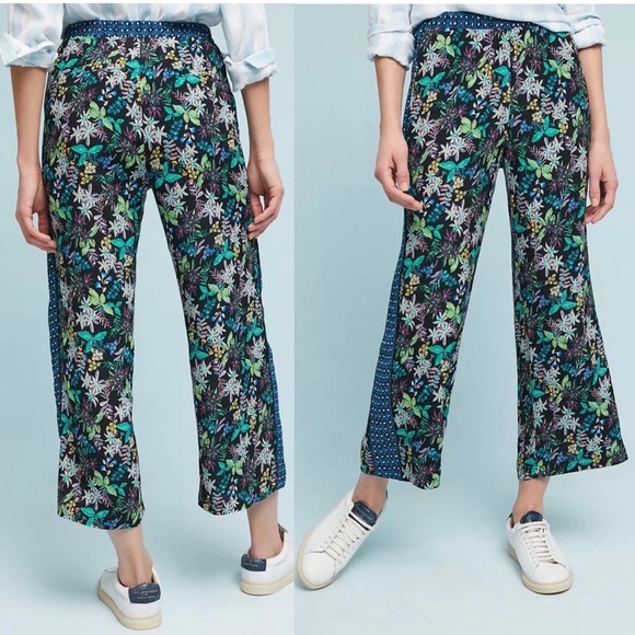 Anthropologie Ett Twa Rousseau Cropped Wide Leg Pants - Picture 2 of 14